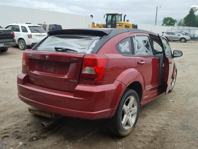 1B3HE78K87D109927 - 2007 DODGE CALIBER R/ MAROON photo 4