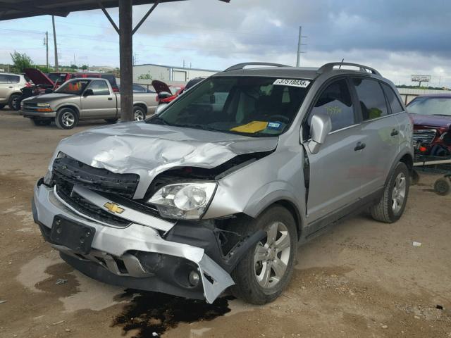 3GNAL2EKXES626521 - 2014 CHEVROLET CAPTIVA LS GRAY photo 2