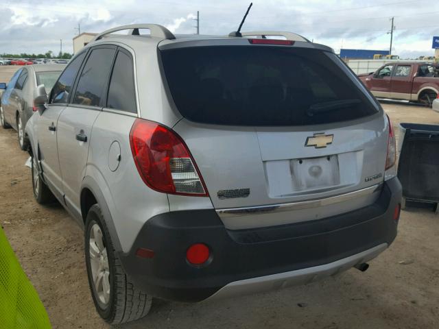 3GNAL2EKXES626521 - 2014 CHEVROLET CAPTIVA LS GRAY photo 3