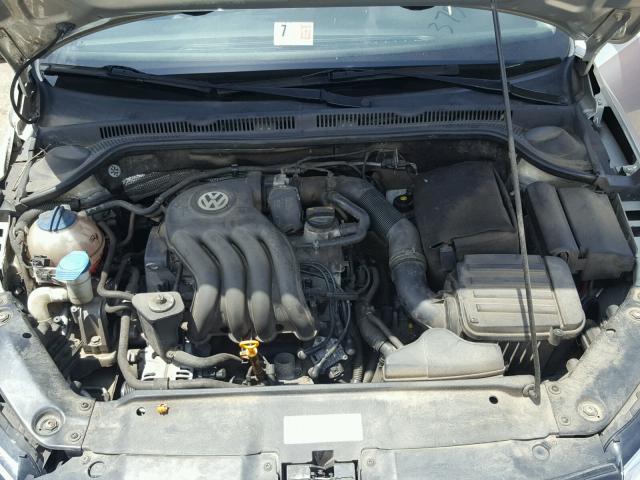 3VW2K7AJ0BM332441 - 2011 VOLKSWAGEN JETTA BASE 银色 照片 7