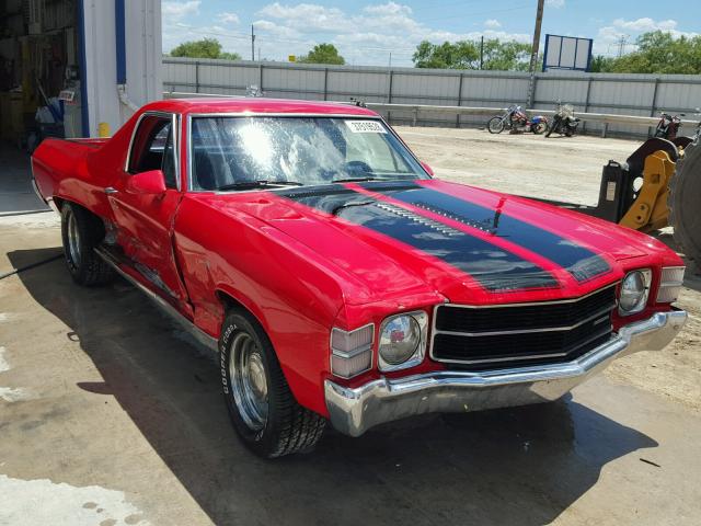 136801L148960 - 1971 CHEVROLET EL CAMINO RED photo 1