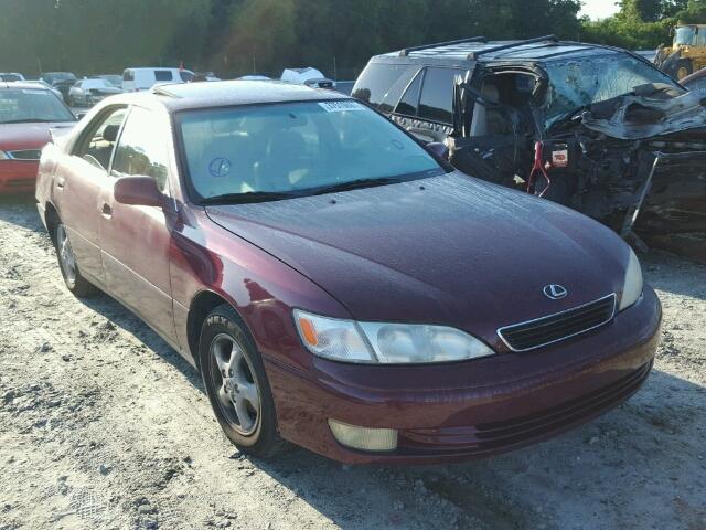 JT8BF22G4V0057207 - 1997 LEXUS ES RED photo 1