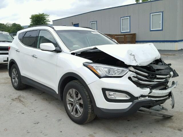 5XYZU3LB1FG285188 - 2015 HYUNDAI SANTA FE S WHITE photo 1