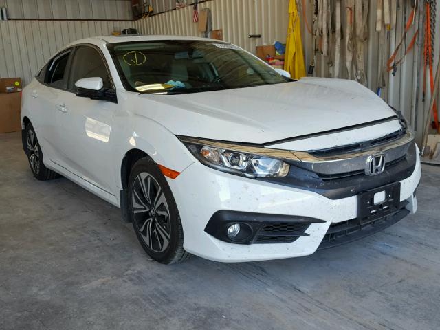 19XFC1F72HE017610 - 2017 HONDA CIVIC EXL WHITE photo 1