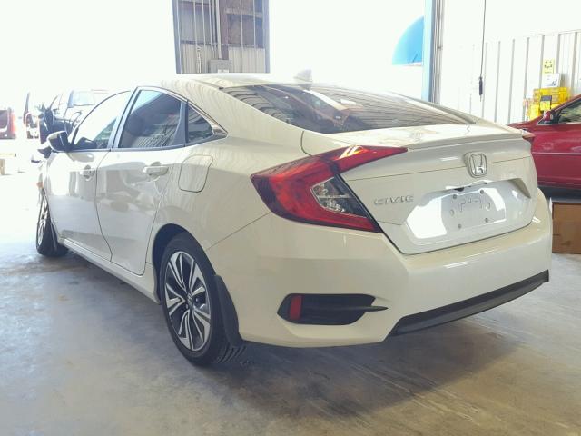 19XFC1F72HE017610 - 2017 HONDA CIVIC EXL WHITE photo 3