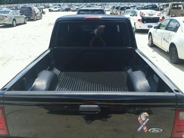 1FTYR14U94PA54518 - 2004 FORD RANGER SUP BLACK photo 6