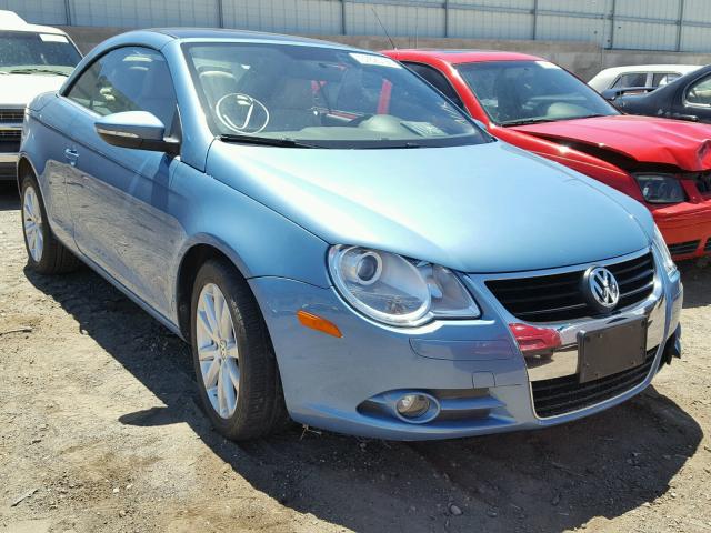 WVWAA71F89V020154 - 2009 VOLKSWAGEN EOS TURBO BLUE photo 1