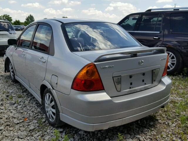 JS2RA61S545208493 - 2004 SUZUKI AERIO S SILVER photo 3