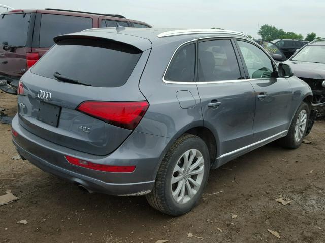 WA1CFAFP0EA045778 - 2014 AUDI Q5 PREMIUM GRAY photo 4