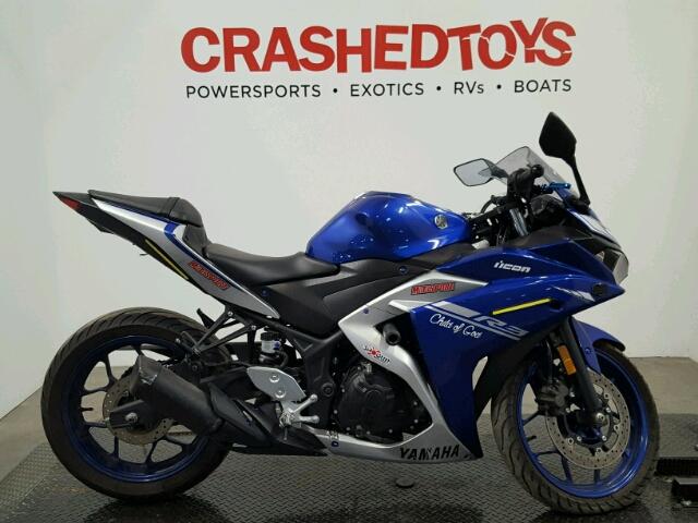 MH3RH06Y1HK015993 - 2017 YAMAHA YZFR3 BLUE photo 1