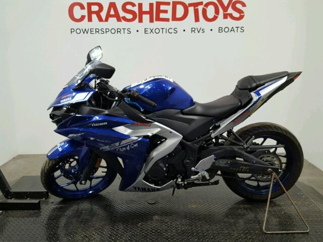 MH3RH06Y1HK015993 - 2017 YAMAHA YZFR3 BLUE photo 3