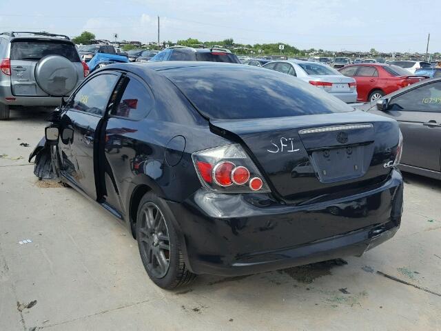 JTKDE3B73A0318719 - 2010 TOYOTA SCION TC BLACK photo 3