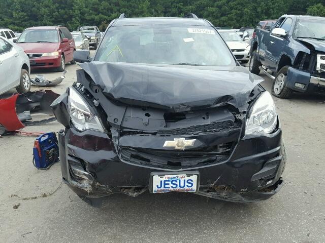 2GNALBEK8F6108603 - 2015 CHEVROLET EQUINOX LT BLACK photo 7