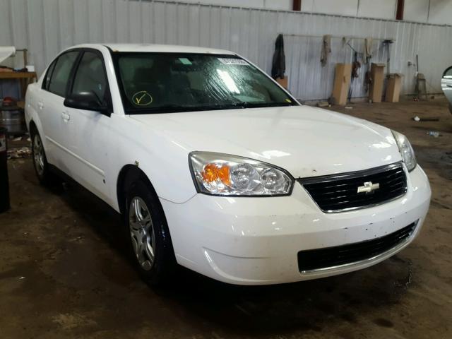 1G1ZS58N97F290804 - 2007 CHEVROLET MALIBU LS WHITE photo 1