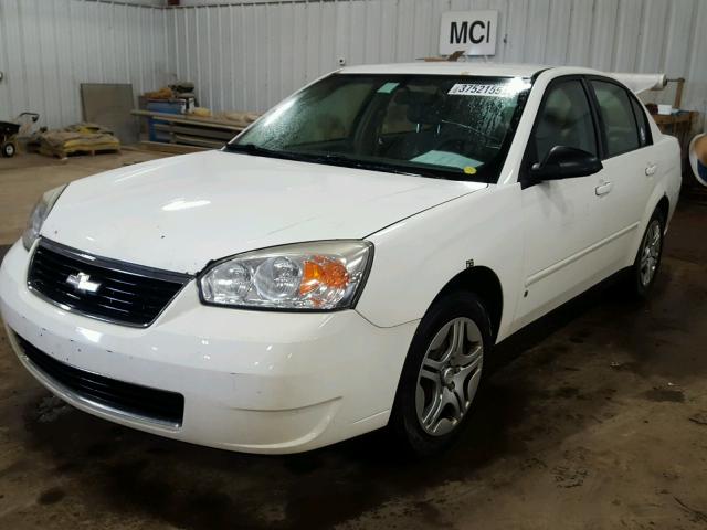 1G1ZS58N97F290804 - 2007 CHEVROLET MALIBU LS WHITE photo 2