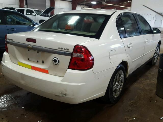 1G1ZS58N97F290804 - 2007 CHEVROLET MALIBU LS WHITE photo 4