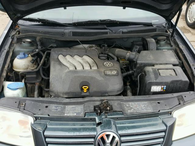 3VWRK69M24M037450 - 2004 VOLKSWAGEN JETTA GL GREEN photo 7