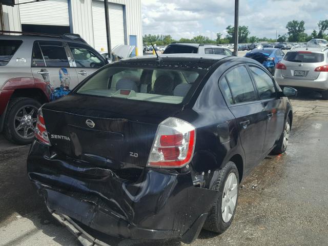 3N1AB61E47L696342 - 2007 NISSAN SENTRA 2.0 BLACK photo 4