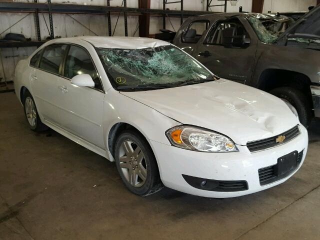 2G1WB5EK3A1186871 - 2010 CHEVROLET IMPALA LT WHITE photo 1