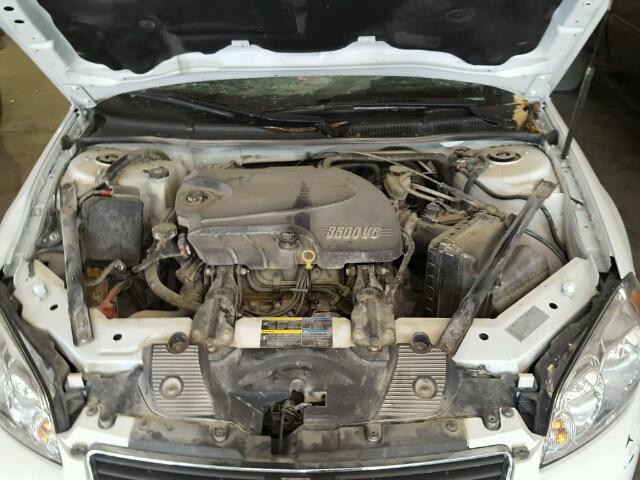 2G1WB5EK3A1186871 - 2010 CHEVROLET IMPALA LT WHITE photo 7