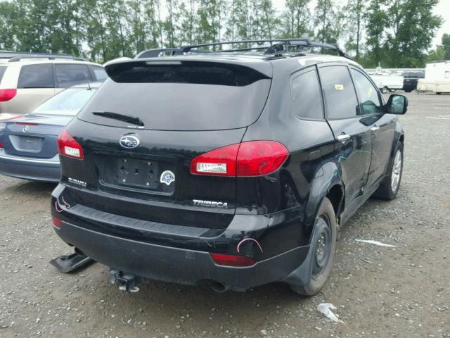 4S4WX97D984406751 - 2008 SUBARU TRIBECA LI BLACK photo 4