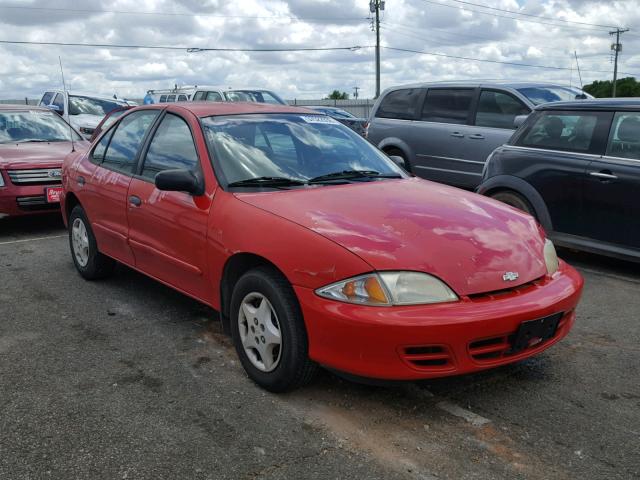 1G1JC524817410393 - 2001 CHEVROLET CAVALIER B RED photo 1