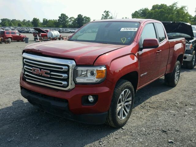 1GTH6CEA0G1265039 - 2016 GMC CANYON SLE BURGUNDY photo 2