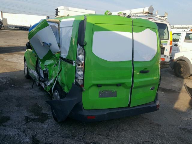 NM0LS7E73F1177292 - 2015 FORD TRANSIT CO GREEN photo 3