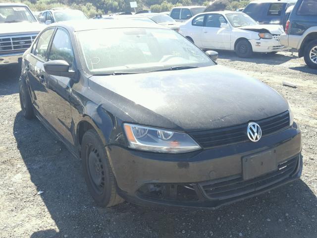 3VW2K7AJ1BM347725 - 2011 VOLKSWAGEN JETTA BASE 黑色 照片 1