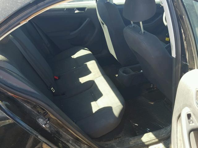 3VW2K7AJ1BM347725 - 2011 VOLKSWAGEN JETTA BASE 黑色 照片 6