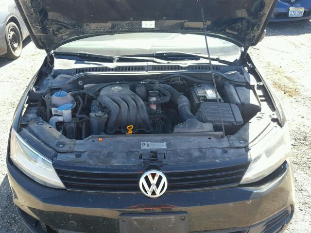 3VW2K7AJ1BM347725 - 2011 VOLKSWAGEN JETTA BASE 黑色 照片 7