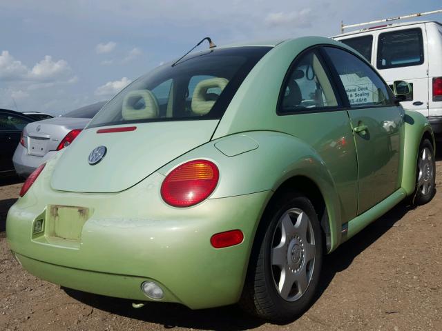 3VWCA21C2YM409881 - 2000 VOLKSWAGEN NEW BEETLE 绿色 照片 4