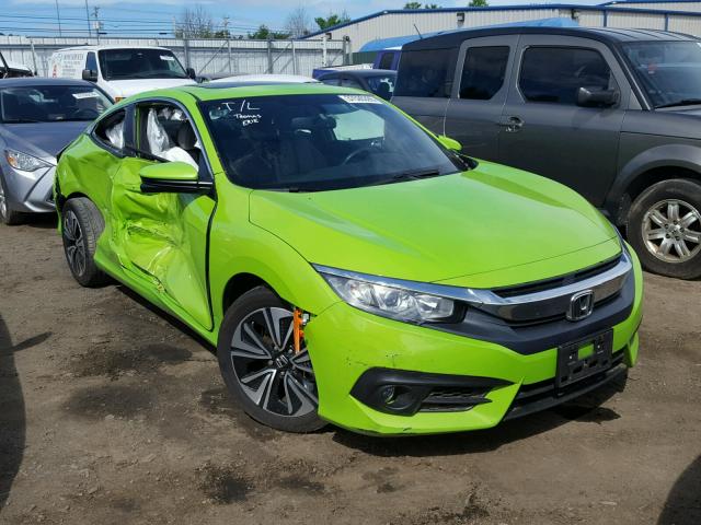2HGFC3B7XGH359960 - 2016 HONDA CIVIC EXL 绿色 照片 1