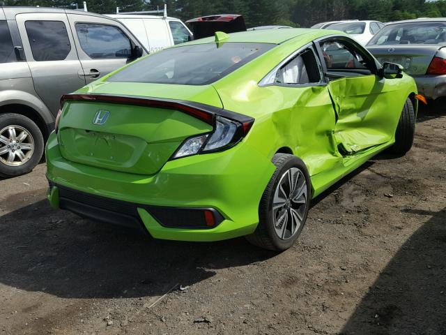 2HGFC3B7XGH359960 - 2016 HONDA CIVIC EXL 绿色 照片 4