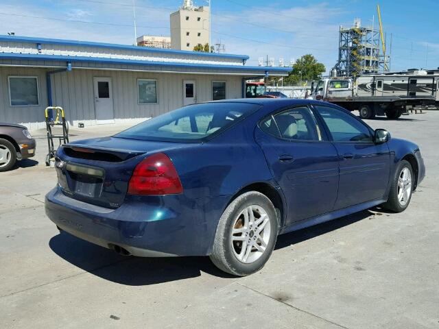2G2WR524051155595 - 2005 PONTIAC GRAND PRIX BLUE photo 4