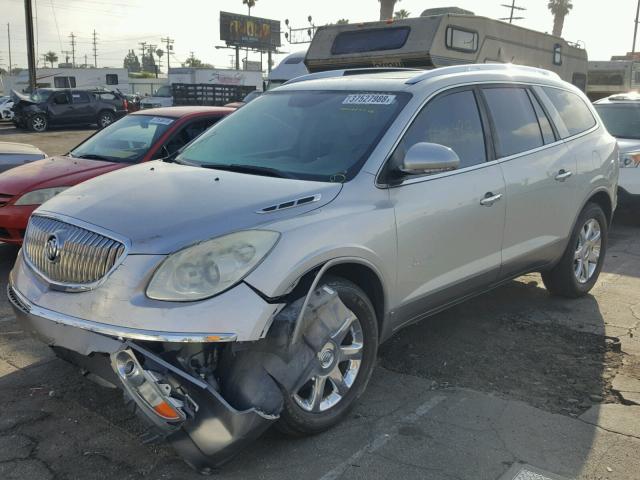 5GAER23768J137533 - 2008 BUICK ENCLAVE CX SILVER photo 2