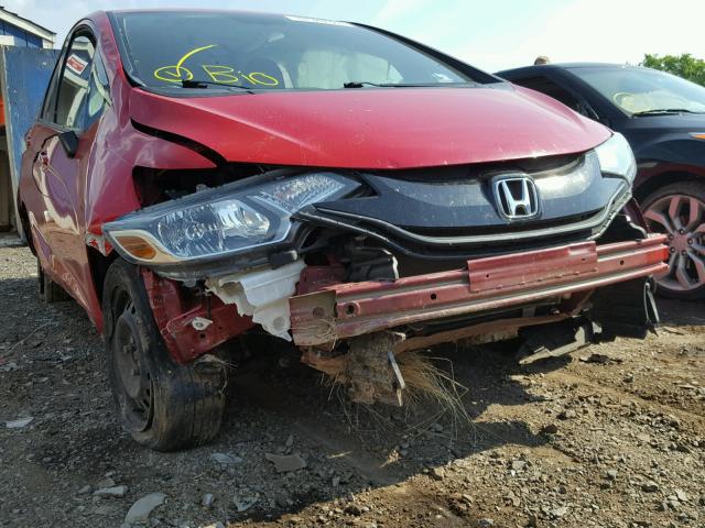 3HGGK5H5XFM723321 - 2015 HONDA FIT LX RED photo 10