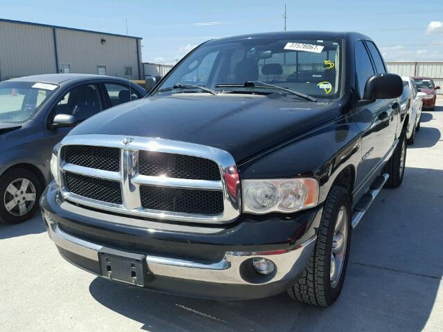 1D7HA18N75S354623 - 2005 DODGE RAM 1500 S BLACK photo 2