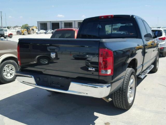 1D7HA18N75S354623 - 2005 DODGE RAM 1500 S BLACK photo 4