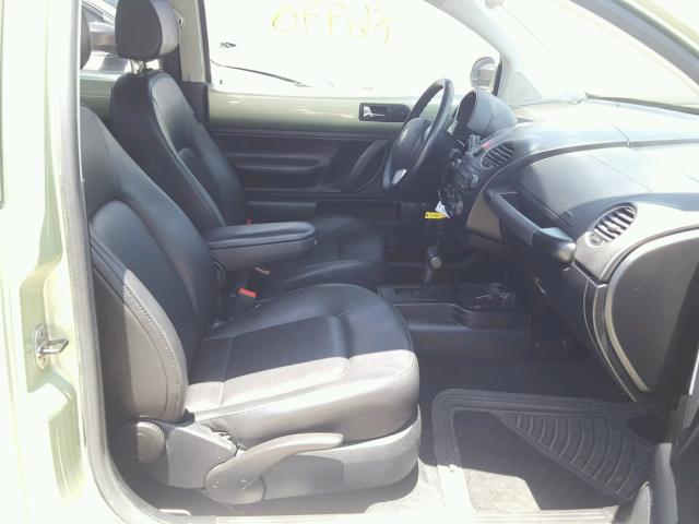 3VWPW31C79M512790 - 2009 VOLKSWAGEN NEW BEETLE 绿色 照片 5