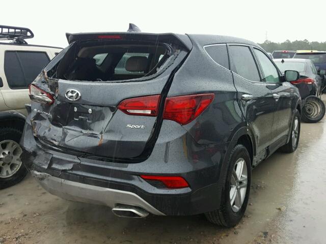 5XYZT3LB9HG492224 - 2017 HYUNDAI SANTA FE S CHARCOAL photo 4