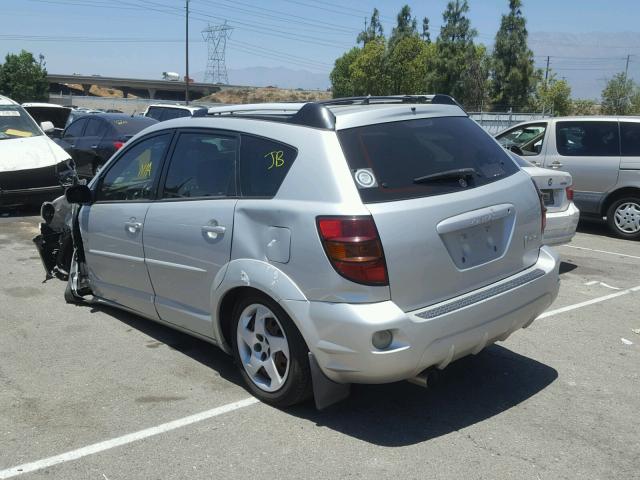 5Y2SL62874Z454382 - 2004 PONTIAC VIBE SILVER photo 3