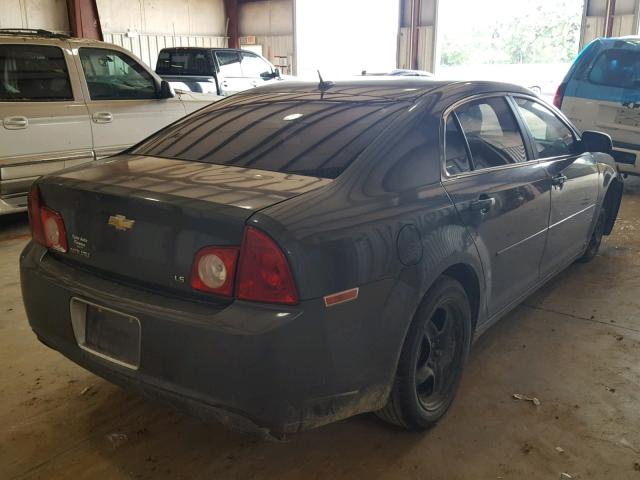 1G1ZG57B49F232997 - 2009 CHEVROLET MALIBU LS GRAY photo 4