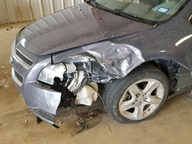 1G1ZG57B49F232997 - 2009 CHEVROLET MALIBU LS GRAY photo 9