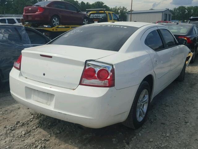 2B3CA3CV6AH127837 - 2010 DODGE CHARGER SX WHITE photo 4