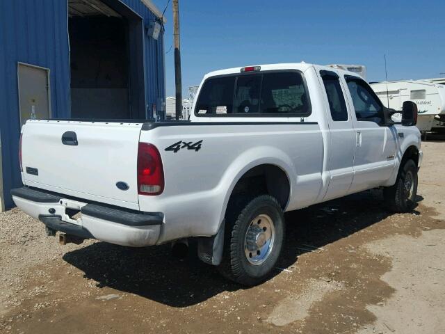 1FTNX21P13EB85837 - 2003 FORD F250 SUPER WHITE photo 4