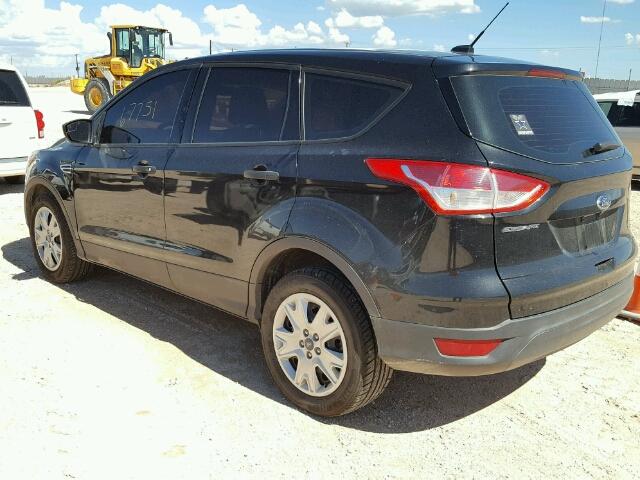 1FMCU0F72FUB30526 - 2015 FORD ESCAPE S BLACK photo 3