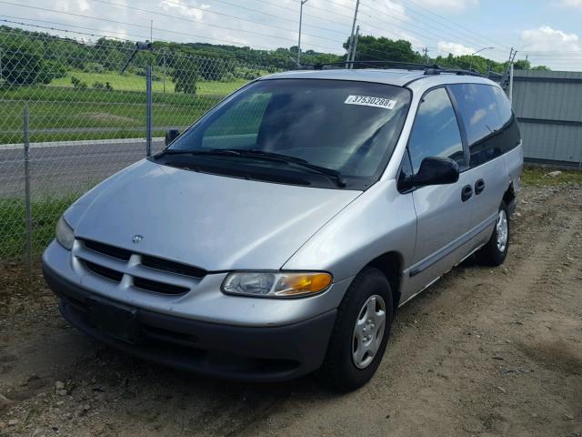 2B4GP2531YR811314 - 2000 DODGE CARAVAN SILVER photo 2