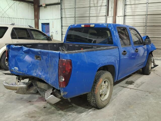 1GCCS139878105484 - 2007 CHEVROLET COLORADO BLUE photo 4