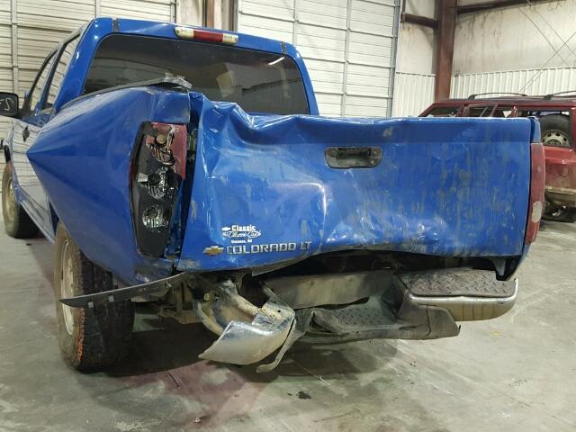 1GCCS139878105484 - 2007 CHEVROLET COLORADO BLUE photo 9